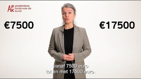 Projectsubsidies: categorie 3