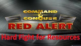 Command and Conquer Red Alert Remastered 2v2  (Hard Fight for middle Resources)