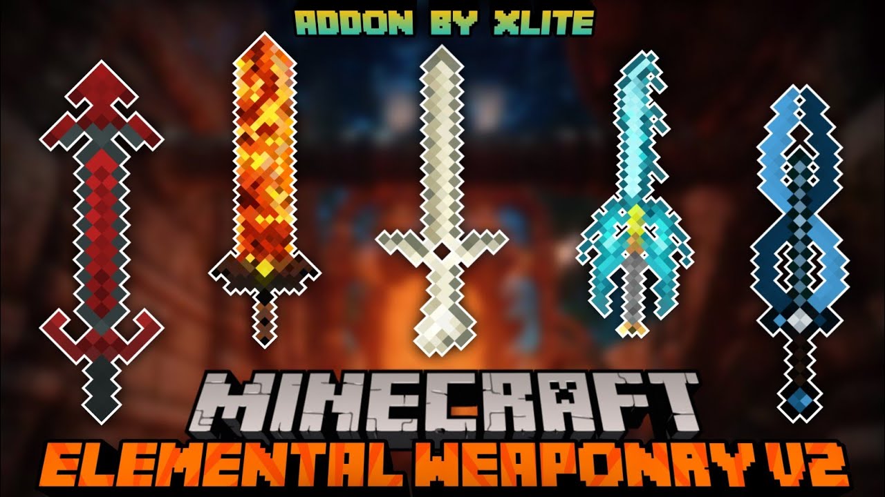 Over Powered Swords Addon  Minecraft PE Bedrock Addons