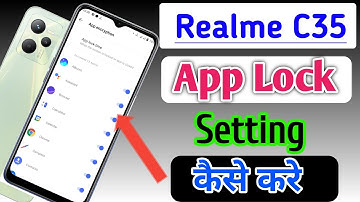How to lock apps in Realme c35/Realme c35 me app lock kaise kare/app lock setting