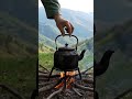 Dağ Manzarasında Çay Yudumlamak 🍃 ASMR  #çaykeyfi #trending #asmr #doğalgüzellik #köyhayatı #keşfet