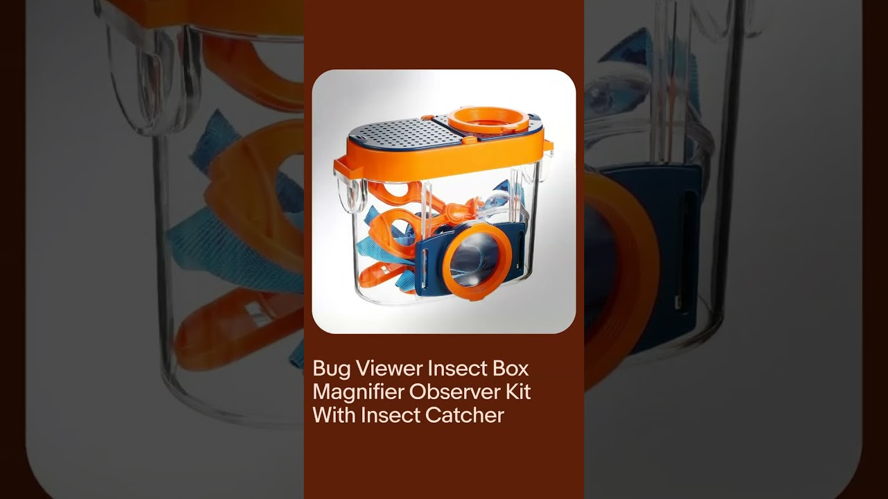 Bug Viewer Insect Box Magnifier Observer Kit With Insect Catcher