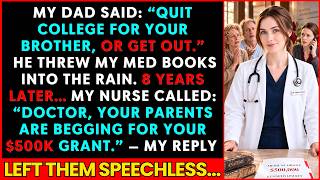My Parents Kicked Me Out at 19 for Choosing College—8 Years Later They Begged at My Hospital Door