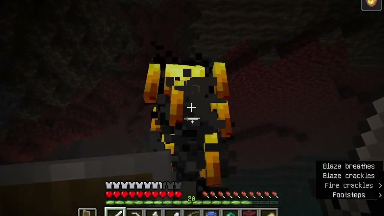 4# Sěl jsem do nether fortress a ziskal nether skeleton hlavu