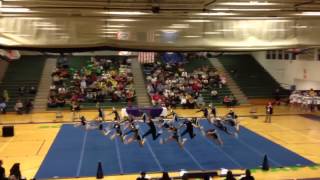 Cosby Cheer - Districts Round 2 - 2012