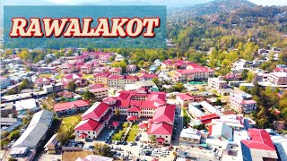 Rawalakot city drone video one of best place to visit in Kashmir