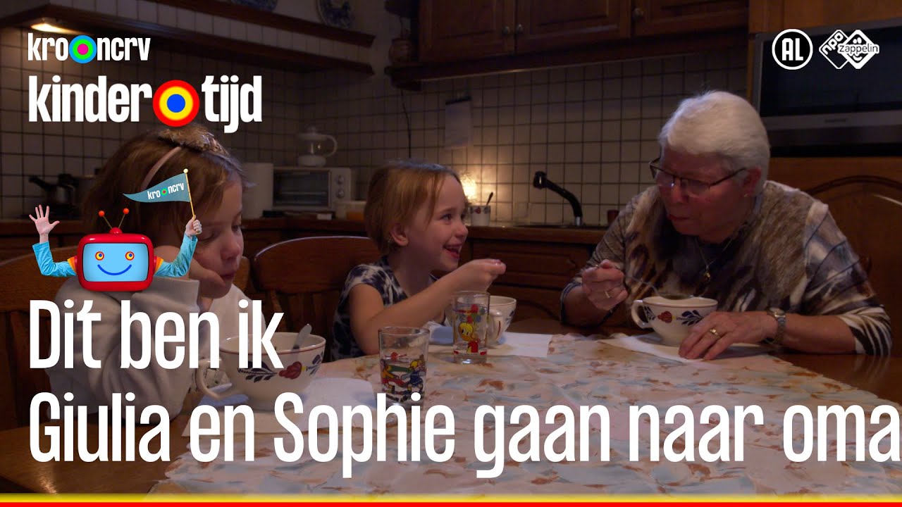 Giulia en Sophie gaan naar oma (Kindertijd KRO-NCRV) - YouTube