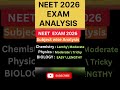 😱 NEET 2026 Paper Analysis | Tough or Easy? Expected Cutoff + Safe Score 🔥#neet2026 #neetexam