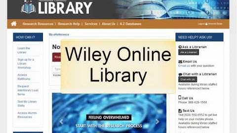 Wiley Online Library