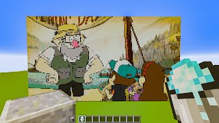 How To Draw In Minecraft ? Pixel Art Gravity Falls