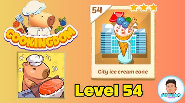 Cookingdom level 54 solution walkthrough ( city ice cream cone ) 