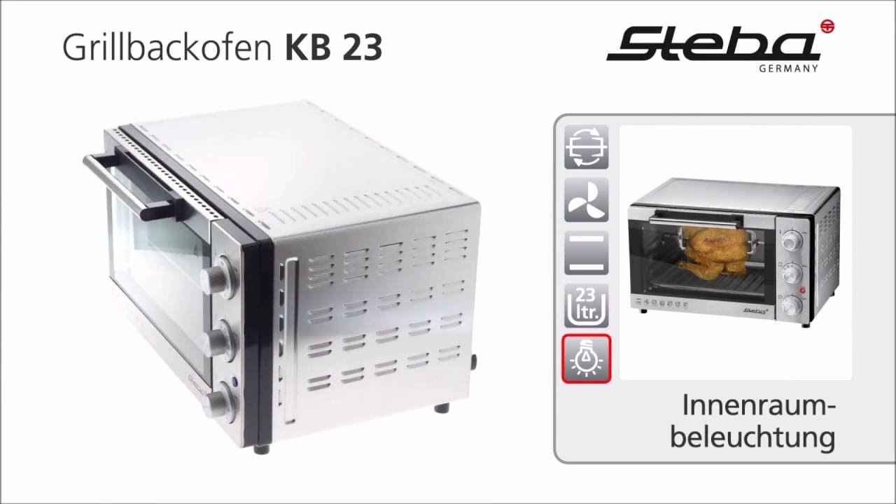oven Grill 23 and bake ECO Steba - KB YouTube