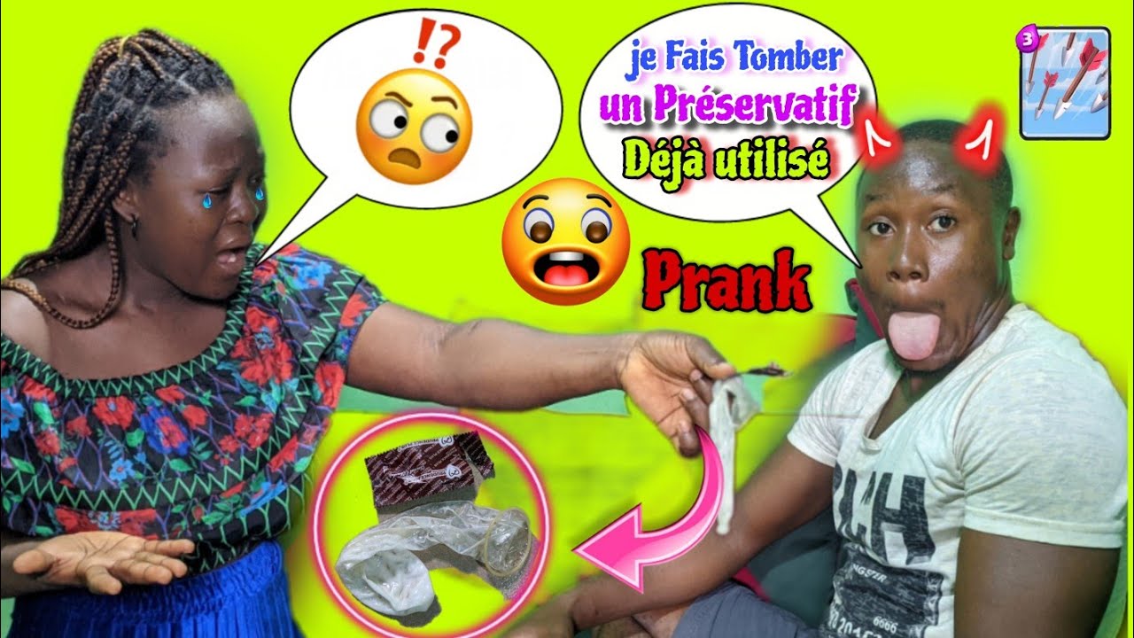 Je fais tombé un PRÉSERVATIF déjà utilisé 🥵 #Prank  Revenge