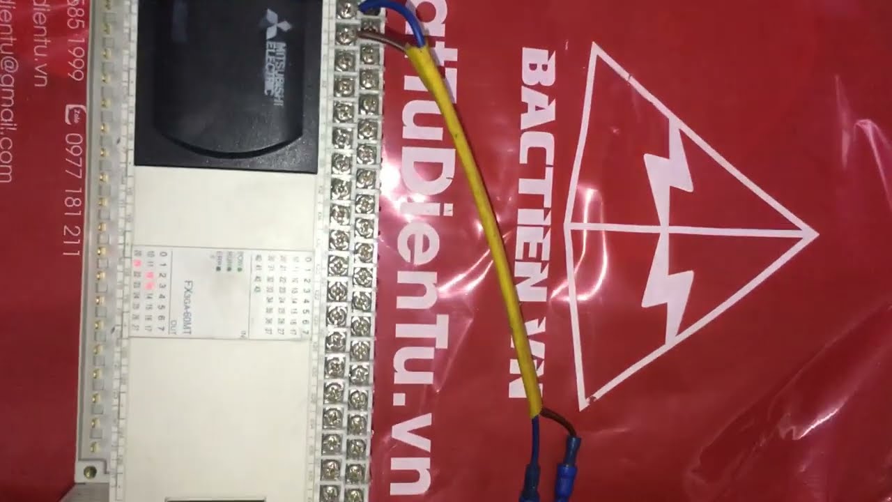 Sửa PLC MITSUBISHI FX3GA-60MT-CM 0676 Lỗi nguồn