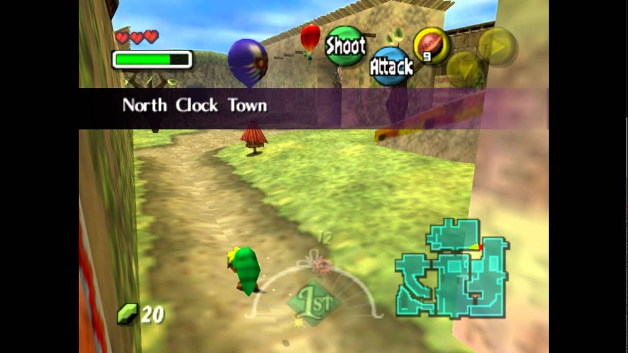 The Legend of Zelda: Majora's Mask Walktrough Episode 1 (Emulator ...