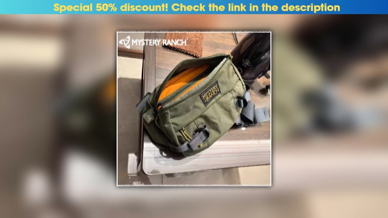 Must Buy MYSTERY RANCH Leaf Monkey Waist Bag Hip Monkey 8L Single Shoulder Crossbody Bag•••••••••••