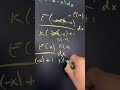 Proof of the SE-One Method #maths #lineintegral #mathematics #calculus #integral