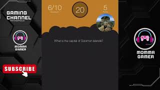 World Capitals Quiz Game17 | Education | Brain Test | Tricky Solutions and Walkthrough | Guide Level