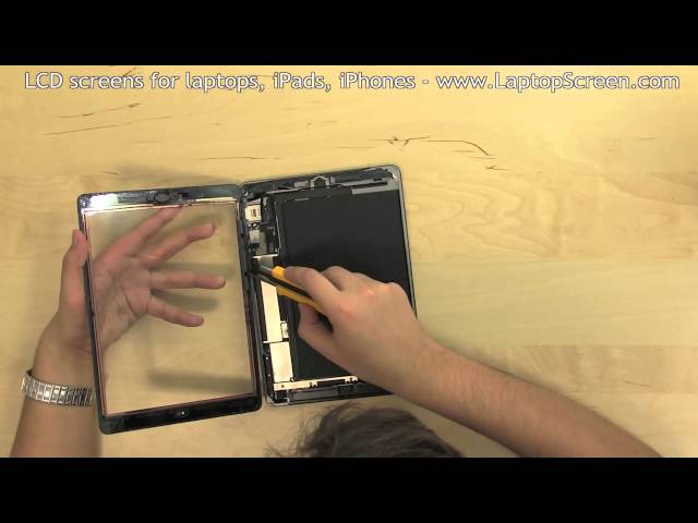 iPad Air Screen Replacement (digitizer and LCD removal and