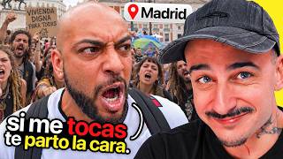 Borja Escalona se ha peleado con los manifestantes de Sol.