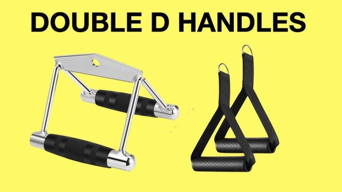 Cable Handles - Double-D, Gentleman's Moustache, Starfighter/Triangle,  Natural Triceps Ropes 