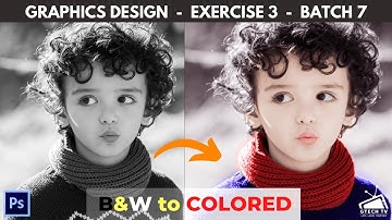 How to Colorize a Black and White Photo in Adobe Photoshop | Digiskills | GTECH TV