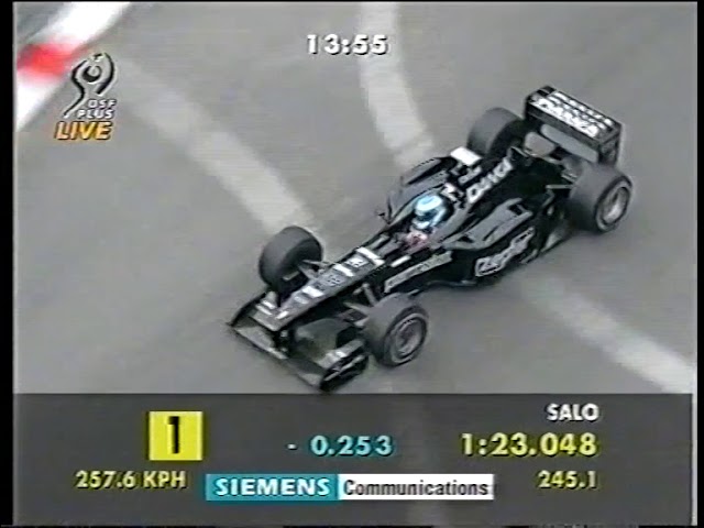 F1 Monaco 1998 Fp3 Mika Salo Puts His Arrows On P1 Df1 Youtube