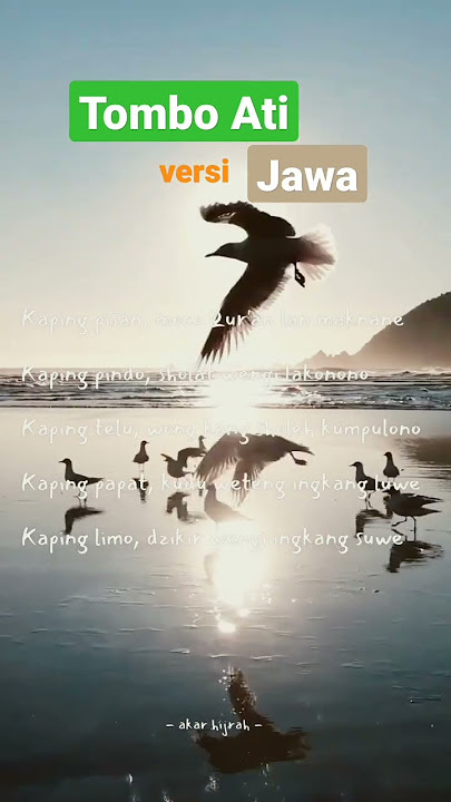 #story WA Tombo ati versi Jawa,#shorts #opick #fyp