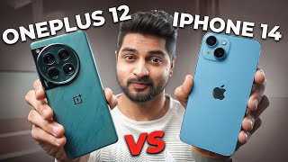 OnePlus 12 Vs iPhone 14 Full Comparison Hindi | Mohit Balani