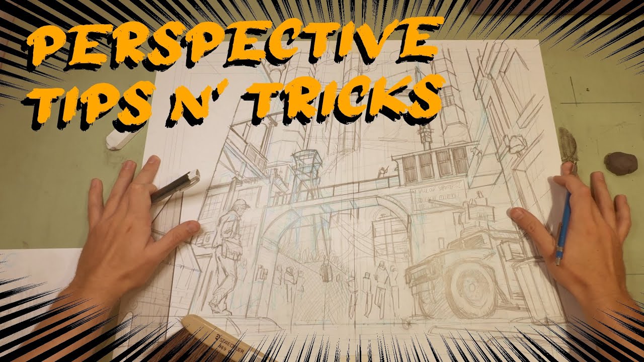 Pencilling a Double-Page Spread | Tricks of the Trade