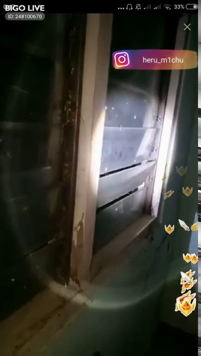 Penampakan pocong ngintip saat explore di bigo live