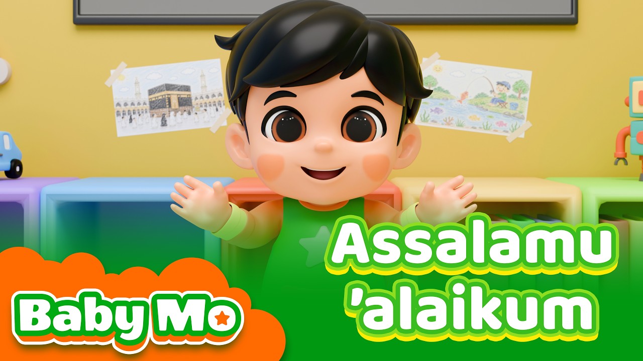 🎵 BABY MO - ASSALAMUALAIKUM | Lagu Anak Islami Ceria | Animasi Cerita Islami Anak | Lagu Anak Islam