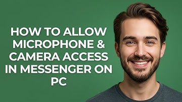 How To Allow Microphone & Camera Access In Messenger On PC - GUIDE!