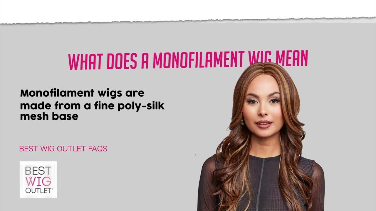 What does a monofilament wig mean? YouTube
