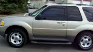 2003 FORD Explorer-2 DOOR-XLT PREMIUM-4WD-LEATHER WALK AROUND REVIEW