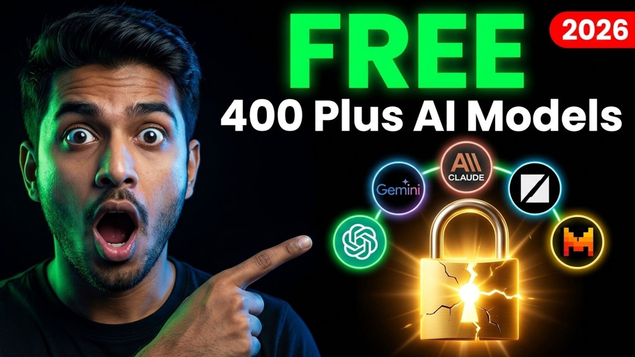 Free AI API Key 2026 No Credit Card 400 Plus AI Models Free - YouTube