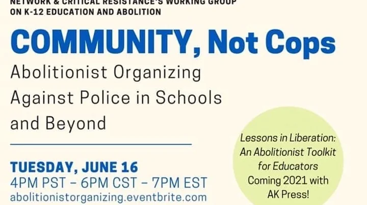 Community, Not Cops