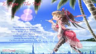 Nightcore - The Tide [E-Type] Lyrics chords