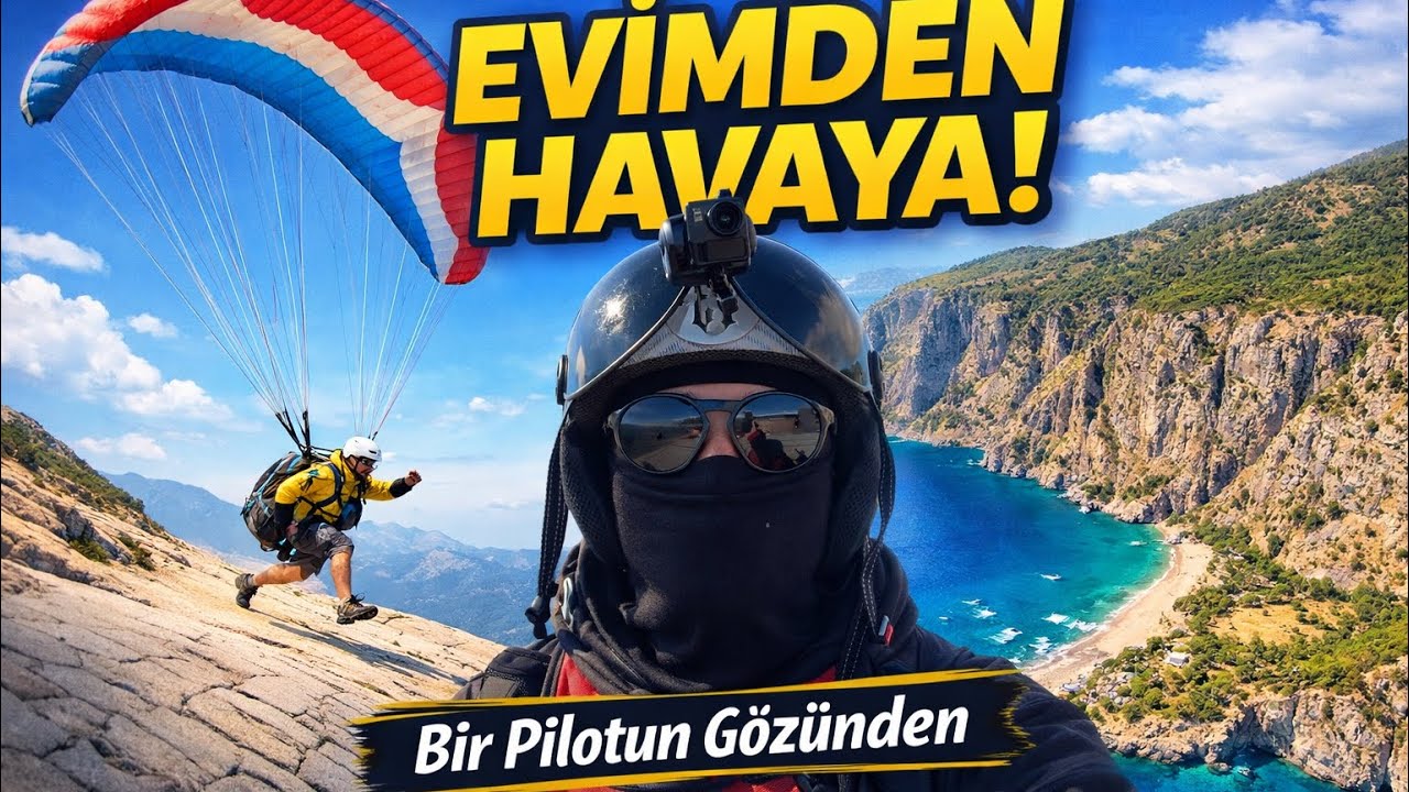Bir Pilotun Gözünden Ölüdeniz Uçuşu / Evden havaya | Kelebekler Vadisi & St. Nicholas