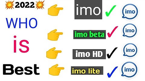 who is best imo 🤔 imo beta or imo HD or imo lite or imo 🤔 #anuinformer #whoisbestimo #imonewsetting