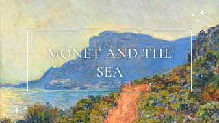 Monet and the sea Fine art Classical Paintings Wallpaper screensaver background  HD 1080p