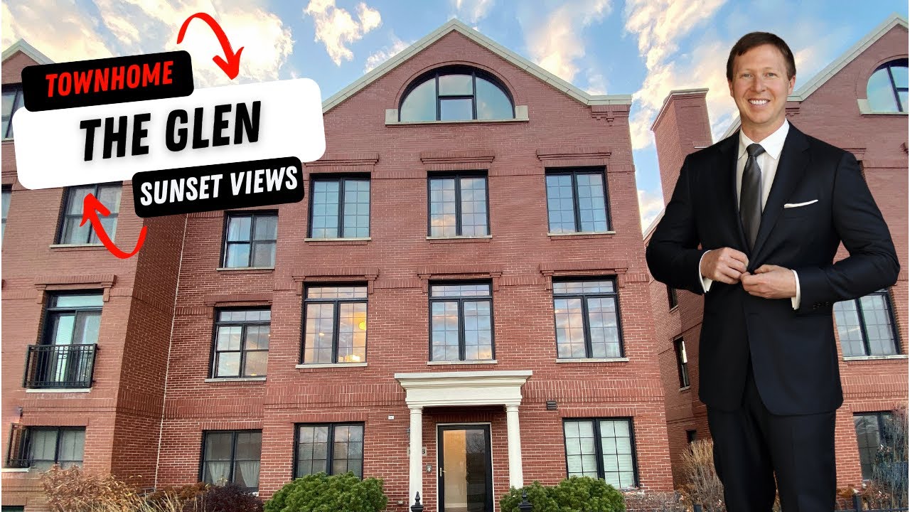 Townhome in Glenview Illinois Rooftop Deck Terrific Views of
