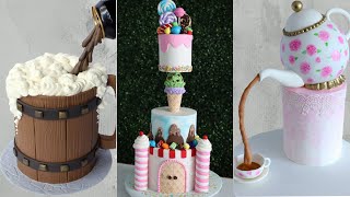 Amazing Gravity Defying CAKES Compilation! | The Lovely Baker