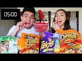 WHO CAN EAT THE SPICIEST CHIPS FASTER CHALLENGE!!!