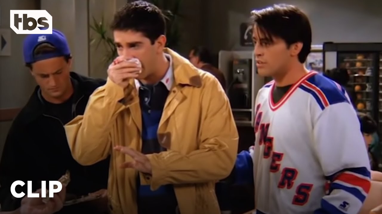 NHL New York Rangers Hockey Jersey worn by Joey Tribbiani (Matt LeBlanc) in  Friends TV series (S01E04)