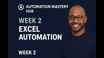 Excel Automation Step-by-Step | Full Class Replay (Week 2)