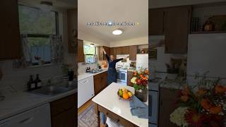 I turned my apartment kitchen into my dream kitchen ✨ #renterfriendly #apartment #roommakeover