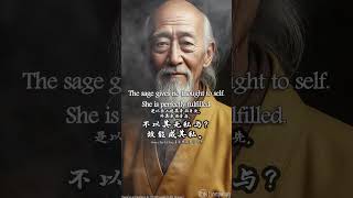 Ch. 7: Sage's Secret: How Letting Go of Self Leads to True Fulfillment?  #easternphilosophy