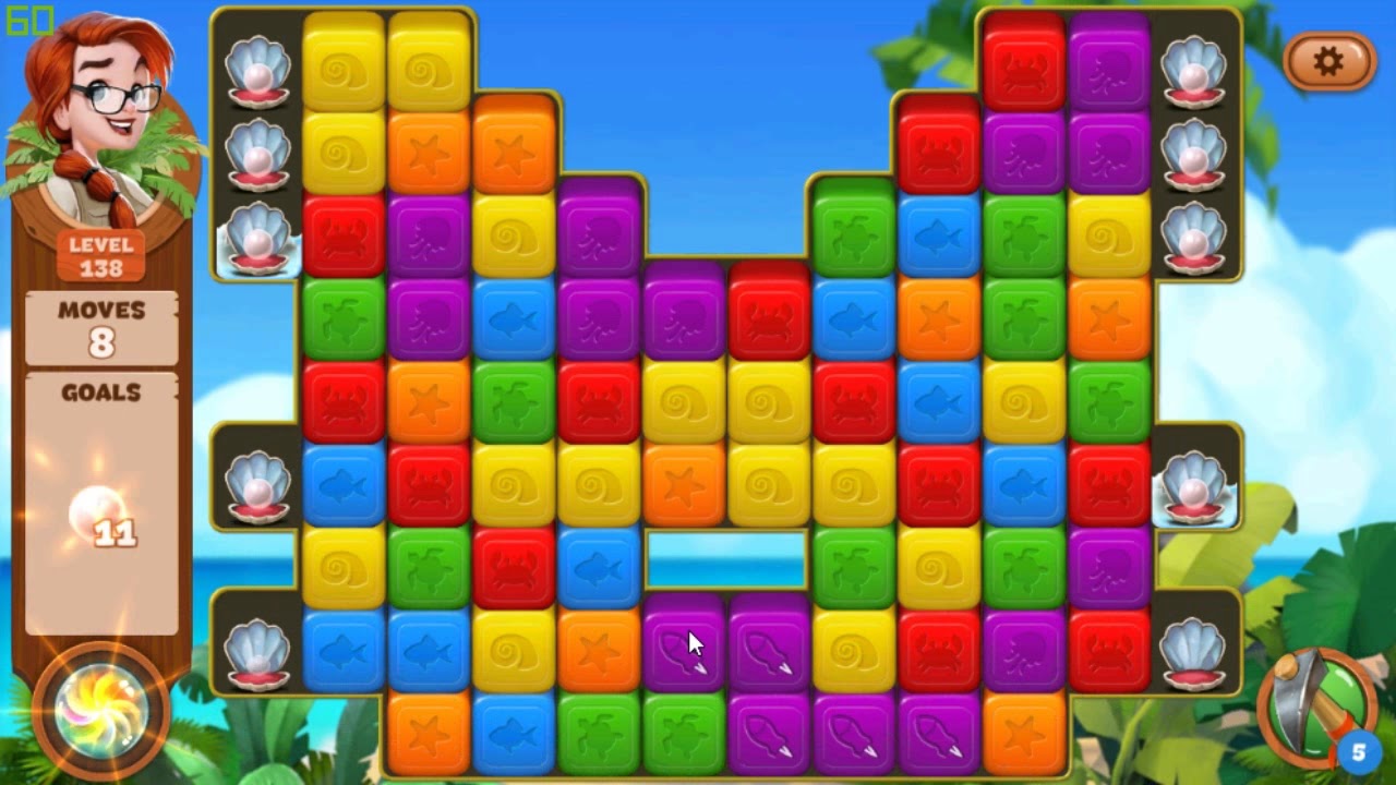 Lost Island Blast Adventure level 138