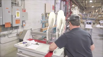 Enimac XT Applying foam to rub rails